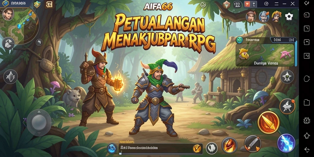 Tampilan gameplay AIFA66 menunjukkan aksi pertarungan seru dengan karakter yang menarik.
