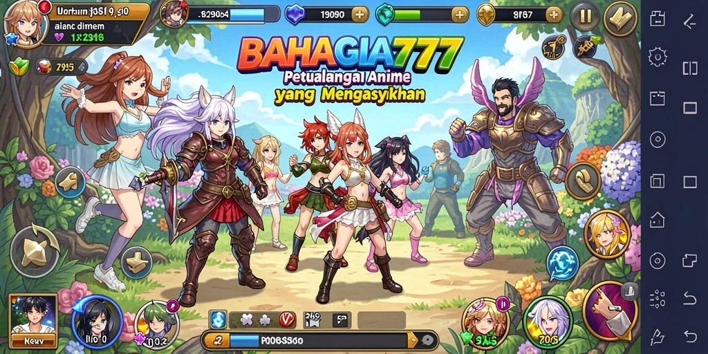 Gameplay seru dengan karakter anime yang menawan.