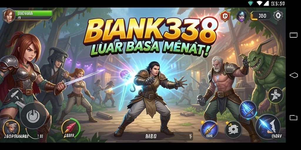 Screenshot utama BANK338 menampilkan momen gameplay petualangan yang menegangkan.