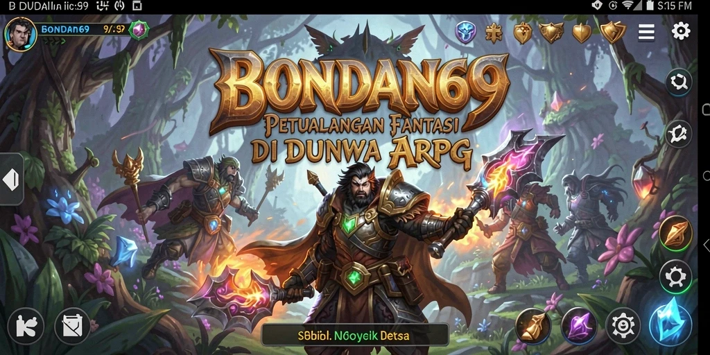 Tampilan menakjubkan dari gameplay ARPG di BONDAN69.