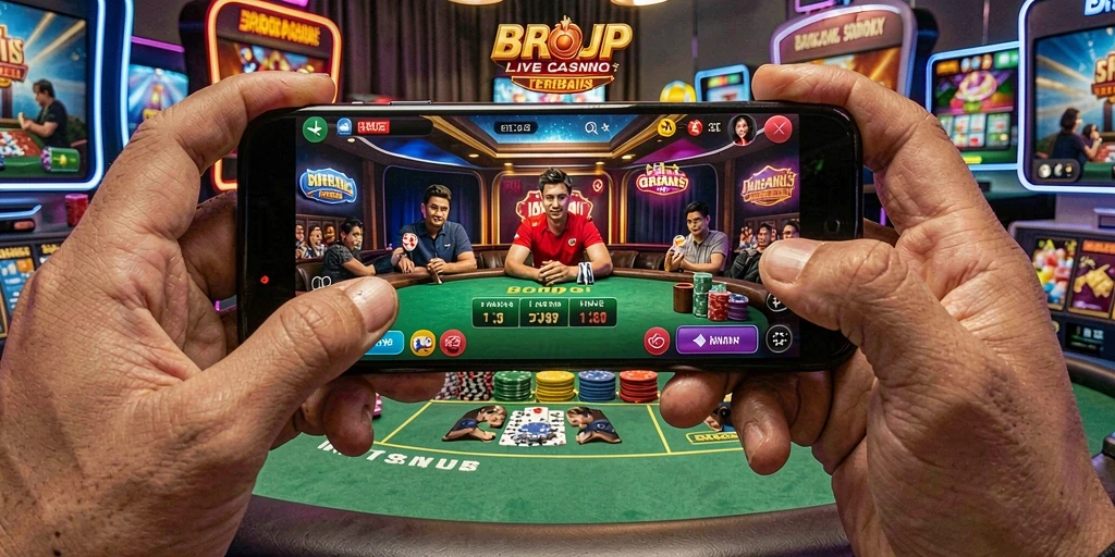 Gameplay Live Casino yang menarik dan seru di BROJP.