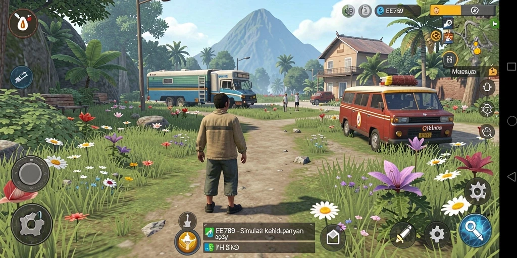 Tampilan gameplay seru dari EE789 dengan aktivitas interaktif.