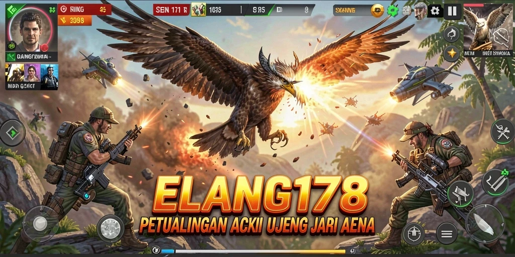 Tampilan gameplay ELANG178 yang mendebarkan dan penuh aksi seru.