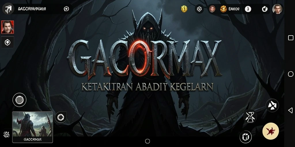 Screenshot menampilkan momen menyeramkan dalam gameplay GACORMAX.