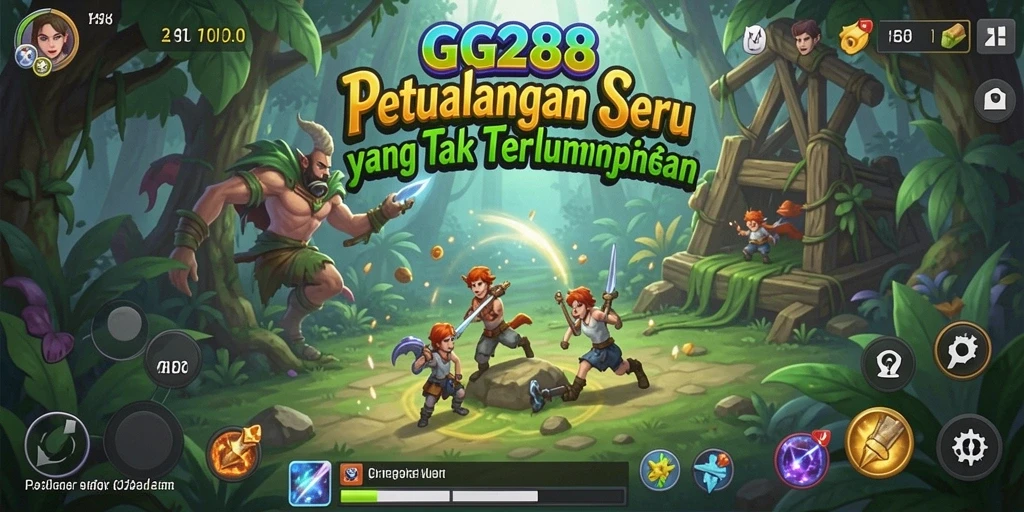 Screenshot utama GG288 menampilkan aksi seru dalam gameplay petualangan.