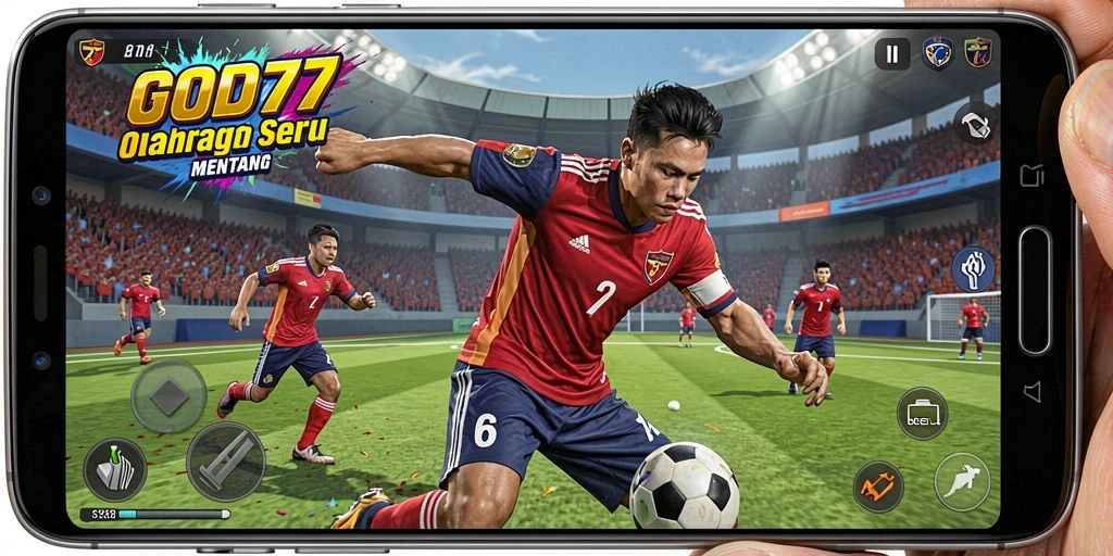 Tampilan gameplay GOD77 dengan momen seru dalam olahraga.