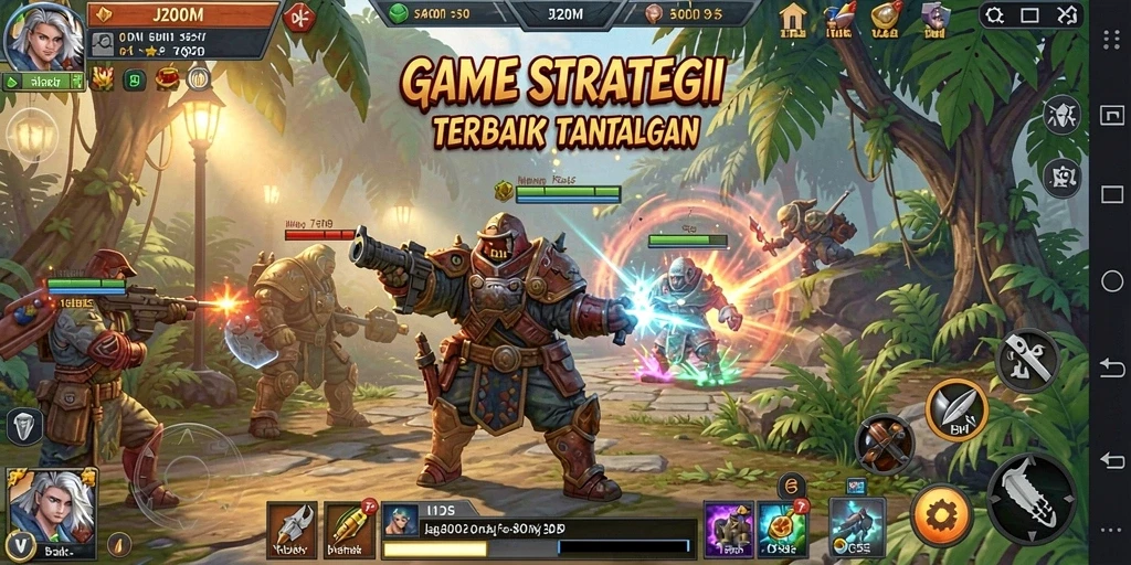 Tampilan menarik dari gameplay J200M yang penuh strategi.