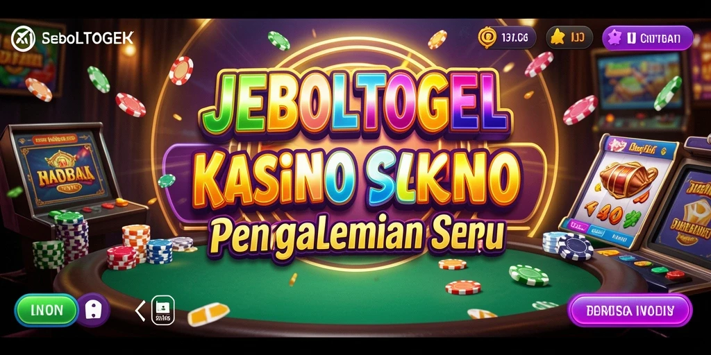 Screenshot menampilkan gameplay mendebarkan dari JEBOLTOGEL dengan fitur Kasino yang menarik.