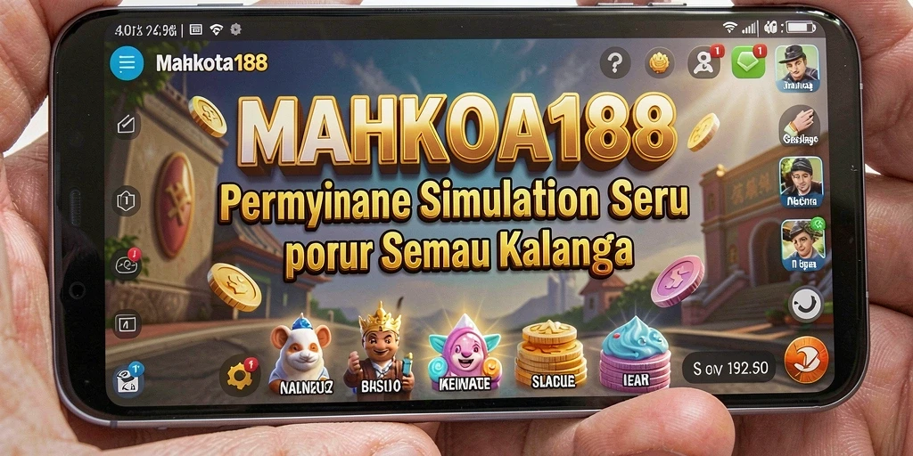 Tampilan gameplay MAHKOTA188 yang menarik dan interaktif.