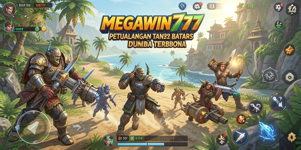 Tampilan gameplay MEGAWIN777 yang memukau dalam dunia terbuka.
