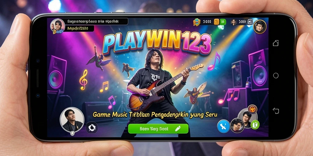 Screenshot gameplay PLAYWIN123 dengan fitur karaoke yang menyenangkan.