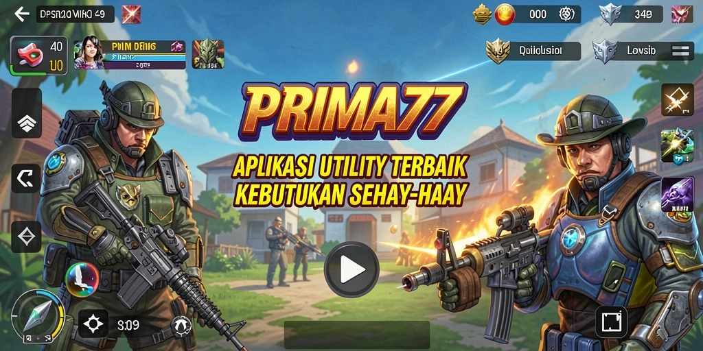 Tampilan antarmuka PRIMA77 yang sederhana dan intuitif.
