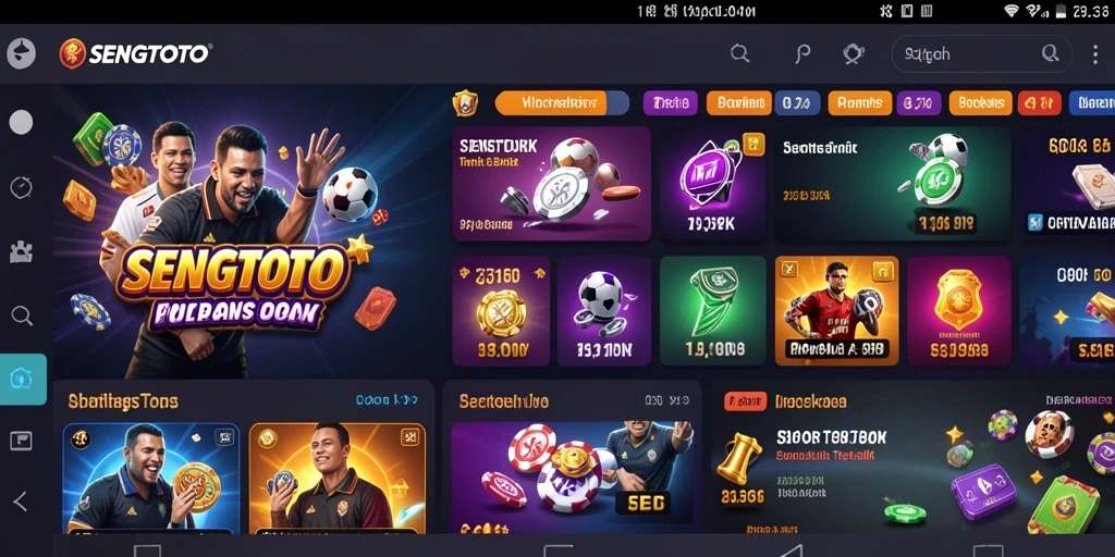 Tampilan gameplay SENGTOTO yang dinamis dan menarik.