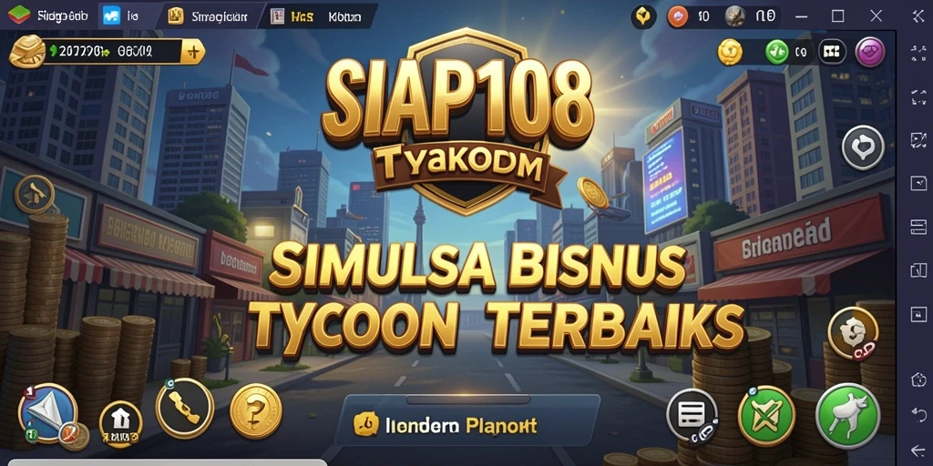 Screenshot gameplay menunjukkan aksi mengelola bisnis Tycoon yang seru.