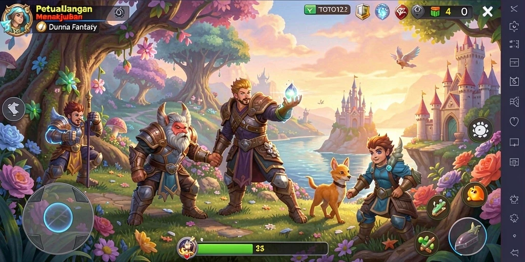 Tampilan gameplay <strong>TOTO12</strong> dengan petualangan yang mendebarkan.