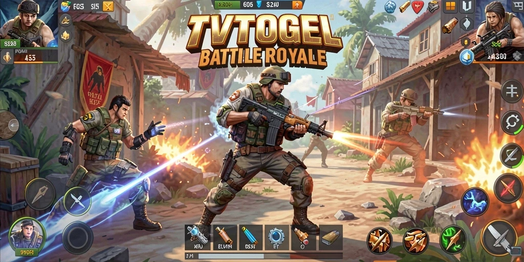 Tampilan aksi pertempuran seru dalam TVTOGEL.