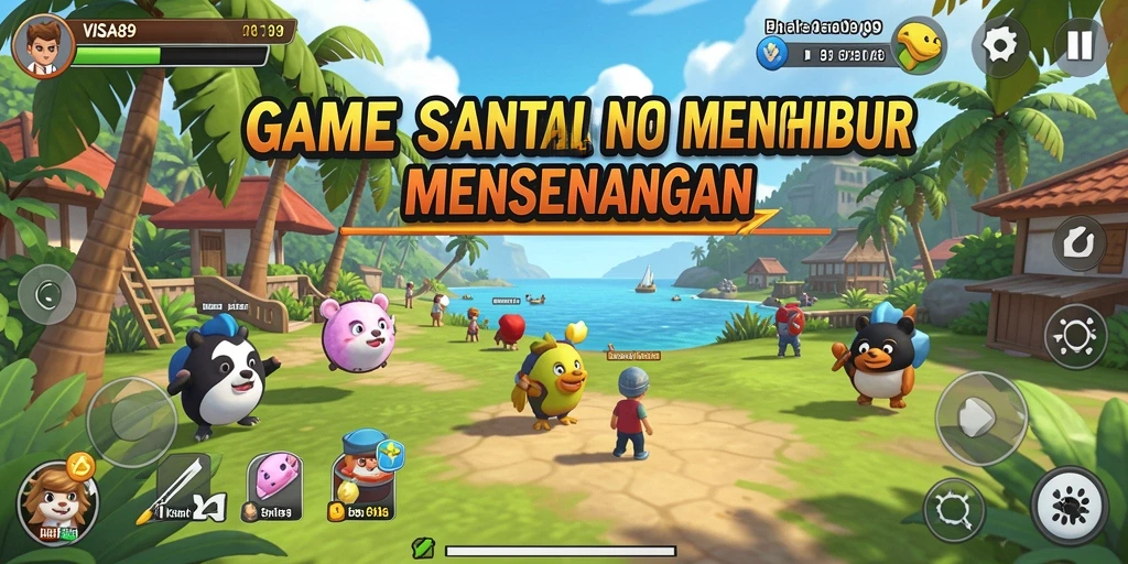 Screenshot VISA89 menampilkan gameplay santai dan menyenangkan.